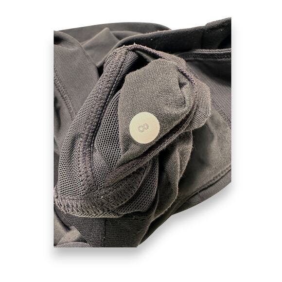 Lululemon Charcoal Gray Racerback Tank Built in Bra Size 8 - Picture 7 of 8